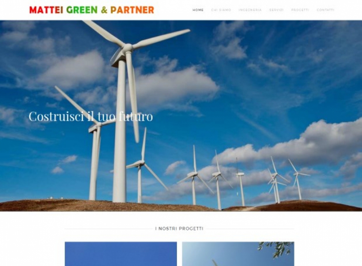 Realizzazione sito web Mattei Green &amp; Partner